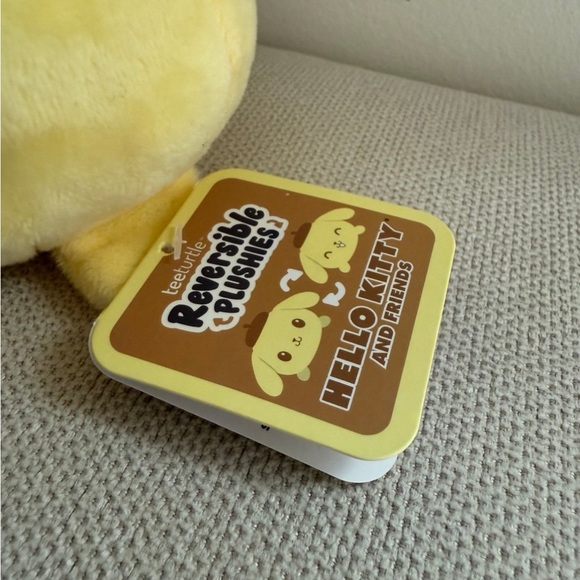 Sanrio TeeTurtle POMPOMPURIN Reversible Plushie Hello Kitty & Friends Plush - Picture 3 of 6